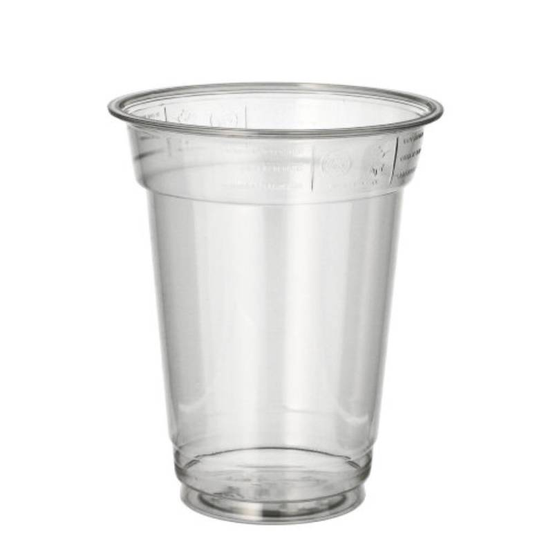 Starpak Becher 50 Trinkbecher "Hurricane", PET 0,3 l Ø 9,5 cm · 11,7 cm glasklar von Starpak