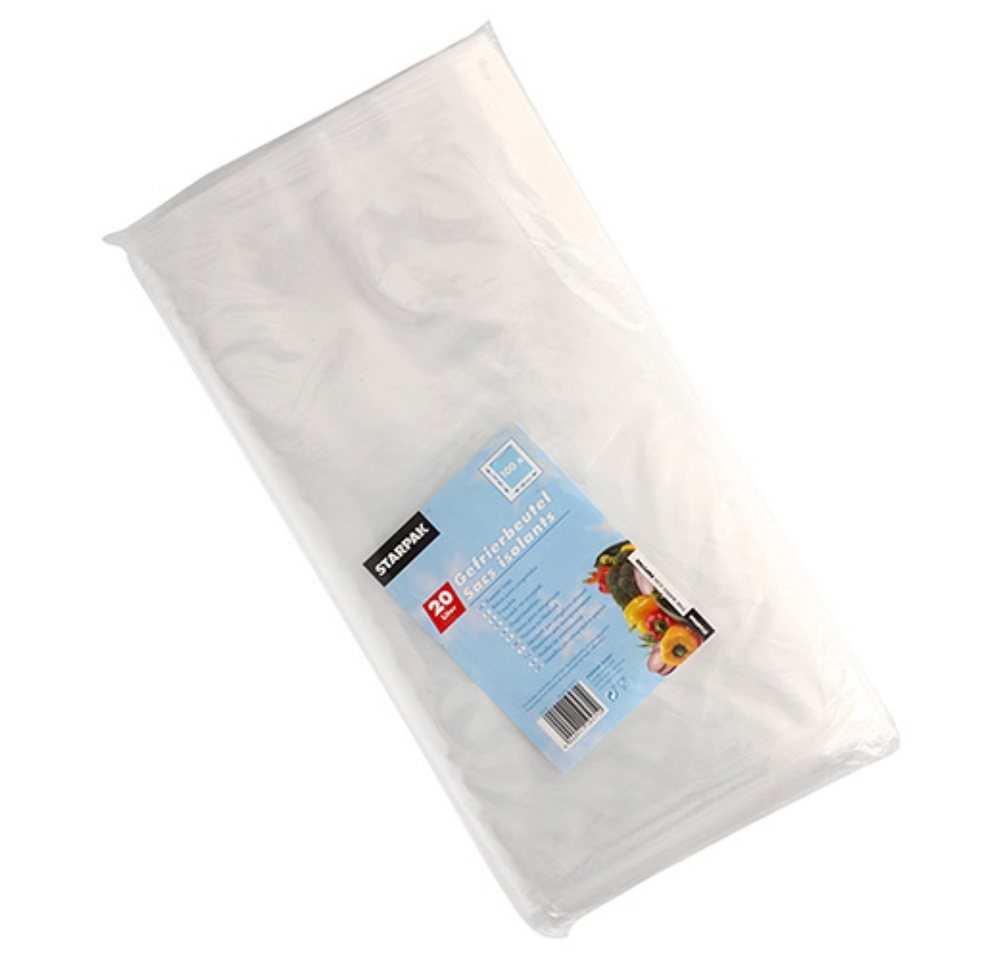 Starpak Gefrierbeutel 100 Gefrierbeutel, LDPE 20 l 60 cm x 40 cm transparent Starpak Gefrierbeutel 100 Gefrierbeutel, LDPE 20 l 60 cm x 40 cm transparent von Starpak