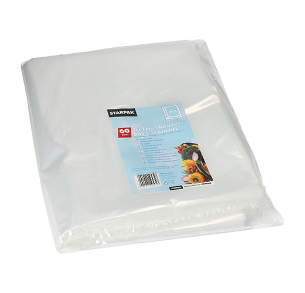 Starpak Gefrierbeutel 50 Gefrierbeutel, LDPE 60 l 90 cm x 50 cm transparent Starpak Gefrierbeutel 50 Gefrierbeutel, LDPE 60 l 90 cm x 50 cm transparent von Starpak