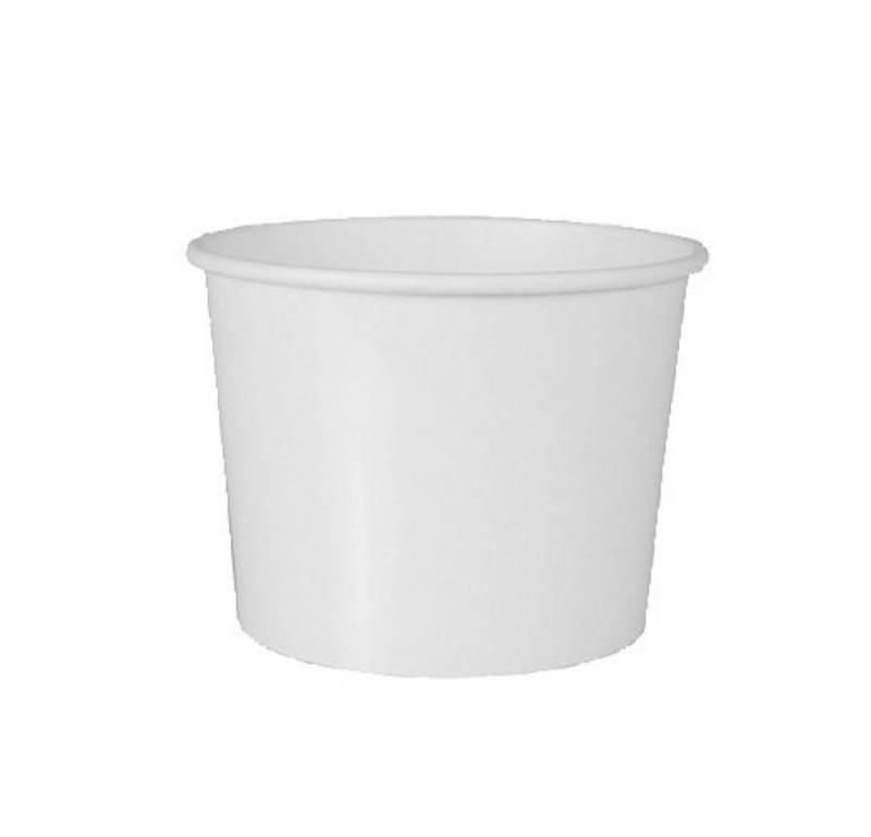 Starpak Suppenschale 50 Suppenbecher, Pappe "To Go" rund 350 ml Ø 9,9 cm · 7 cm weiss von Starpak