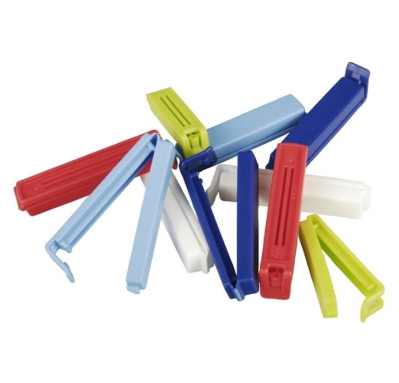 Starpak Verschlussklammer 10 Verschluss-Clipse, PP farbig sortiert von Starpak