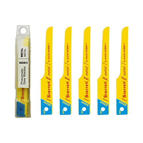 Starrett Pneumatische Säbelsägeblätter 92mm - 5er Pack von Starrett