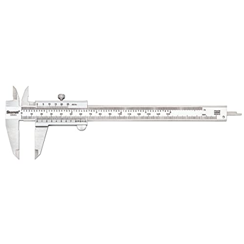 Starrett 125MEA-6/150 Messschieber, Edelstahl, 0-6"/0-150 mm Bereich, 0,001"/0,02 mm Auflösung von Starrett