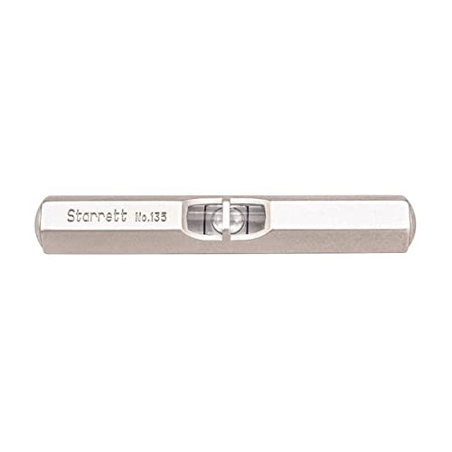 Starrett 135A Pocket Level mit satinierter vernickelter Oberfläche, Größe 2-1/2" von Starrett
