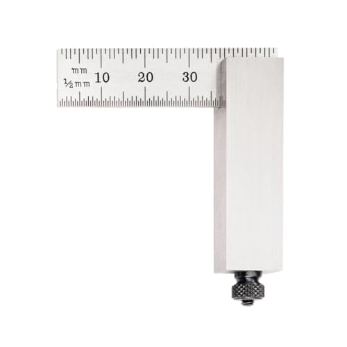 Starrett 14MA Millimeter Ablesung Doppelstahl Vierkant 50mm mit abgestufter Klinge von Starrett