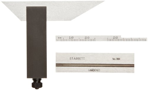 Starrett 14MD Doppelstahl-Vierkant mit gehärtetem, geschliffenem Kopf und Klinge, Größe 50 mm von Starrett