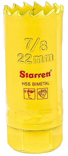 Starrett - SH0078 High Speed ??Steel Bi-Metall Lochsägen 22mm - STRHS22 von Starrett