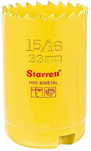 Starrett - SH0156 High Speed ??Steel Bi-Metall Lochsägen 33mm - STRHS33 von Starrett