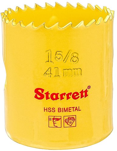 Starrett - SH0158 High Speed ??Steel Bi-Metall Lochsägen 41mm - STRHS41 von Starrett