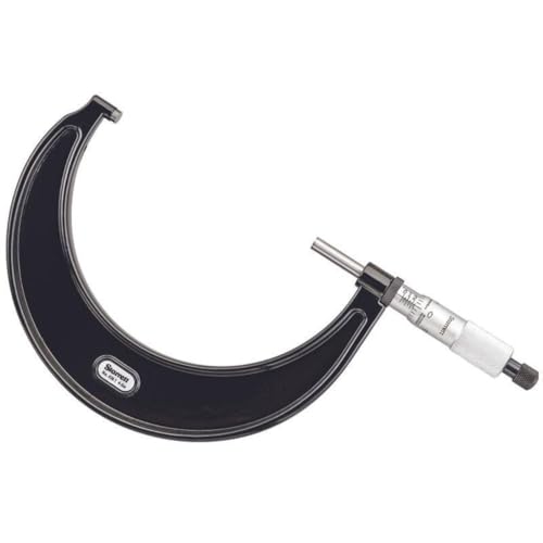 Starrett 436.1 X RL-rl-5 Außerhalb), Ratsche Stop, Kontermutter, Hartmetall, Faces, 10,2–12,7 cm Reihe 0 cm Abschlussfeier, Genauigkeit +/-0.00015 " von Starrett