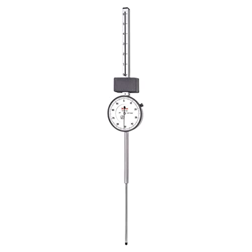 Starrett 656–6041j Messuhr, 001-inch der Graduierung 6.000-inch, Messbereich, 0–100 Dial Lesen, AGD Gruppe 4, Jeweled Kugellager, lug-on-center Rückseite von Starrett