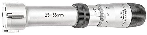 Starrett 78MXTZ-35 Bohrungsmesser, 25-35 mm Reichweite, mit 3-Punkt-Kontakt von Starrett