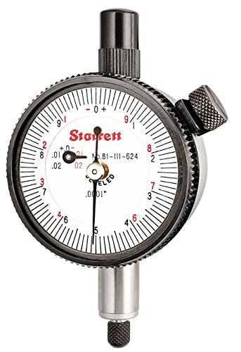 Starrett 81-111-624J Zifferblatt, 0-0,25 Zoll, zweireihige Figuren +0-10/-0-10 von Starrett