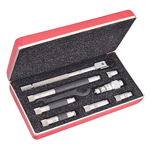 Starrett 823MAZ Rohrmesser-Set, 40-200 mm Reichweite, 0,01 mm Graduation, 0,0025 mm Genauigkeit von Starrett