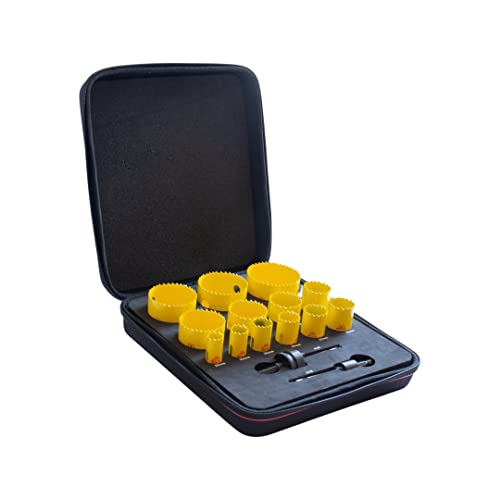 Starrett Bi-Metall-Lochsägen-Kit - 15-teiliger Allzweck-Lochschneider mit KDC13021 Aufnahmesatz - Kompatibel mit Bosch Dewalt Hitachi Festool Milwaukee Starrett Bi-Metall-Lochsägen-Kit - 15-teiliger Allzweck-Lochschneider mit KDC13021 Aufnahmesatz - Kompatibel mit Bosch Dewalt Hitachi Festool Milwaukee von Starrett