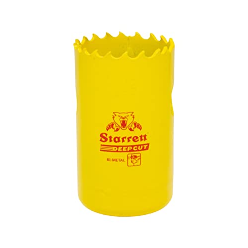 Starrett Tiefschnitt-Lochsäge - DCH0112 Hochleistungs-Bimetall mit zusätzlichen Kobalt-HSS-Zähnen - für Metalle, Holz, Gusseisen, Glasfaser-Kunststoffe - 38 mm Starrett Tiefschnitt-Lochsäge - DCH0112 Hochleistungs-Bimetall mit zusätzlichen Kobalt-HSS-Zähnen - für Metalle, Holz, Gusseisen, Glasfaser-Kunststoffe - 38 mm von Starrett