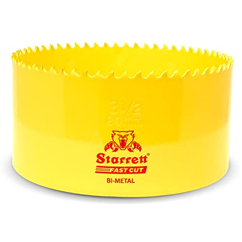 Starrett HSS Bi-Metall-Lochsäge - FCH0312 schnell geschnittene zusätzliche Kobalt-Lochsäge - für rostfreies Holzblech Kunststoff Verschiedene Materialien - 89mm Starrett HSS Bi-Metall-Lochsäge - FCH0312 schnell geschnittene zusätzliche Kobalt-Lochsäge - für rostfreies Holzblech Kunststoff Verschiedene Materialien - 89mm von Starrett