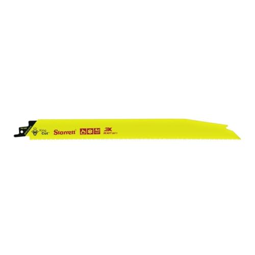 Starrett Bi-Metal King Cut Hochleistungs-Sägeblatt mit extra tiefer Säbelwirkung 300 mm (12 Zoll) - 5er-Pack Starrett Bi-Metal King Cut Hochleistungs-Sägeblatt mit extra tiefer Säbelwirkung 300 mm (12 Zoll) - 5er-Pack von Starrett