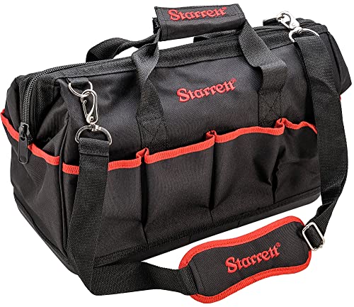 Starrett Tool Bag Organizer - Elektro- und Wartungswerkzeugträger mit 13 Taschen - Multifunktionaler Tragetaschen-Organizer mit verstellbarem Schultergurt von Starrett