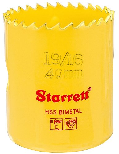 Starrett - SH0196 High Speed ??Steel Bi-Metall Lochsägen 40mm - STRHS40 von Starrett