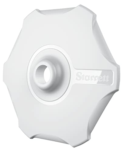 Starrett Schärfung Stahl Schutz - BKW5 Weißer antimikrobieller desinfizierter Schutz aus Polypropylen für Hand- und Handgelenkschutz - Langlebiges und leicht zu reinigendes Messerschärferzubehör von Starrett