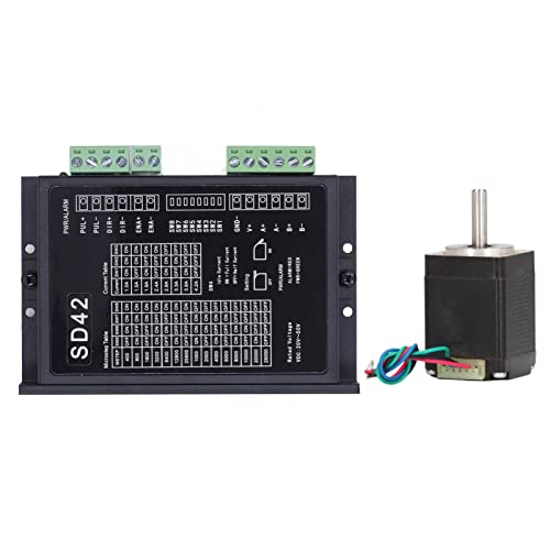 2 Phase -Stepper -Motor mit Treiber DC 2,1 V 1,5A Hochleistungskupfer -Spulen -CNC -Werkzeugmaschinenmotor für CNC -Werkzeugmaschinen 2 Phase -Stepper -Motor mit Treiber DC 2,1 V 1,5A Hochleistungskupfer -Spulen -CNC -Werkzeugmaschinenmotor für CNC -Werkzeugmaschinen von Starrypxl