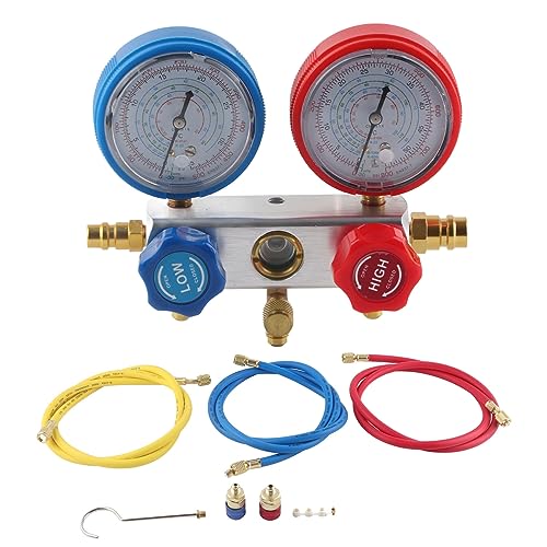 3 -Wege AC Diagnose -Verteiler -Messgerät Kältemittel Ladewerkzeugkit für R410A R22 R404 3 -Wege AC Diagnose -Verteiler -Messgerät Kältemittel Ladewerkzeugkit für R410A R22 R404 von Starrypxl