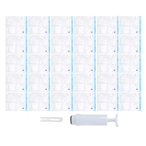 30pcs Filament Trockner Vakuumdichtbeutel Luftfeuchtigkeitssicherungspeicher für PLA 3D -Druckerteile mit Luftpumpextraktor Kunststoffmaterial 33x30 cm von Starrypxl