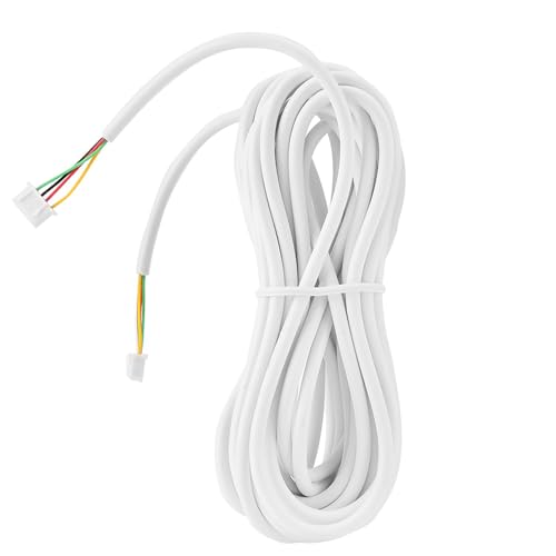 4 Core Copper Doorbell -Kabel Flexible 10 m 0,3 mm² Vornachtelte Steckverbinder für Video -Intercom -Systeme weiße PVC isoliert isoliert Ready to Use von Starrypxl