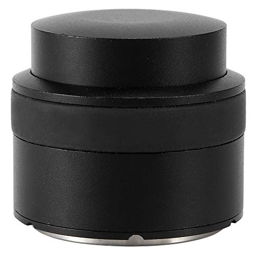51 mm Edelstahl-Kaffeestampfer-Verteiler-Nivellierungswerkzeug, Premium-Press-Kaffeezubereitungszubehör für Zuhause, Café, Büro, gewerbliche Nutzung, Schwarz 51 mm Edelstahl-Kaffeestampfer-Verteiler-Nivellierungswerkzeug, Premium-Press-Kaffeezubereitungszubehör für Zuhause, Café, Büro, gewerbliche Nutzung, Schwarz von Starrypxl