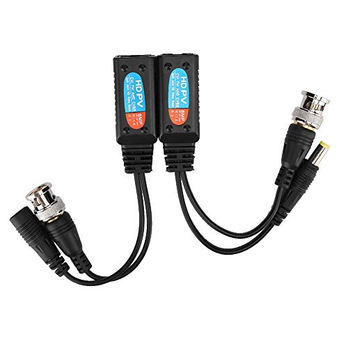 8MP Video Power Balun Transceiver Twisted Pair Transmitter High Definition CVI AHD TVI CVBS Video Signalübertragung für Überwachungskamerasysteme Schwarz ABS 2 Pack 8MP Video Power Balun Transceiver Twisted Pair Transmitter High Definition CVI AHD TVI CVBS Video Signalübertragung für Überwachungskamerasysteme Schwarz ABS 2 Pack von Starrypxl