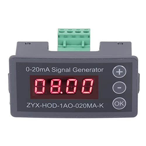 Aktueller Signalgenerator 0 bis 20 mA 1 Kanal -Digitalanzeige zum Testen, Präzisionskalibrierungstool, industrielle Automatisierung, Laborgeräte, genaue Ausgabe, einfach zu lesen von Starrypxl