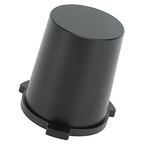 Aluminiumlegierung Dosierung Tasse 51 mm Premium Kaffeemaschine Griff Pulver Tasse für 9er 9335 9155 9355 9665 Langlebige polierte Schnüffelbecher für Home Cafés Shops (Schwarz) von Starrypxl