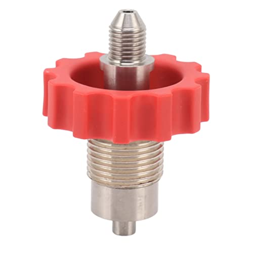 CO2 -Gasbehälter -Adapter Edelstahl -Stahlgasfüllung Ladeadapter G5/8 bis 7/16 –20 Anschluss Red Gear von Starrypxl