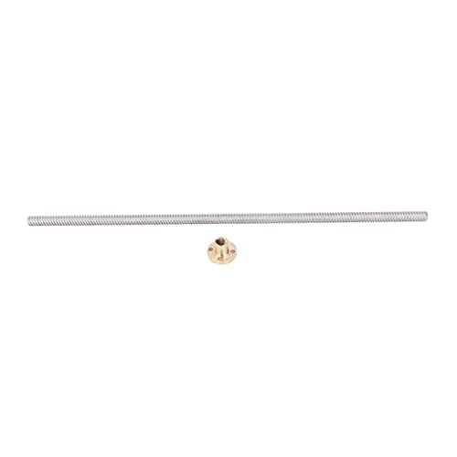 Edelstahl -T8 -Bleischritt 300 mm mit Messingmutter 5 -Sets für 3D -Drucker -Linearbewegungsstange Edelstahl -T8 -Bleischritt 300 mm mit Messingmutter 5 -Sets für 3D -Drucker -Linearbewegungsstange von Starrypxl