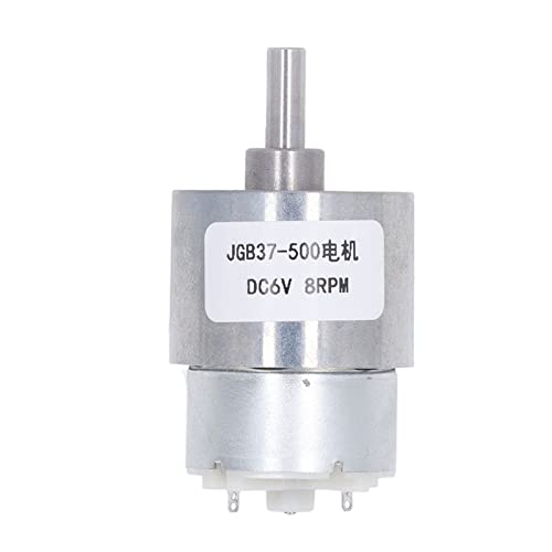 Gleichstrom-Getriebemotor, 8 U/min, hohes Drehmoment, Aluminium-Messing-Untersetzungsmotor, starke Abriebfestigkeit, langlebiges, stabiles Getriebe für elektrische Vorhänge, von Starrypxl