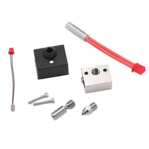 Hochtemperatur-Heizblock-Set aus plattiertem Kupfer mit Heizstab und Thermodrahtdüse für Ender 3 S1 S1 Pro CR10 Smart Pro Sermoon V1 V1 Pro 3D-Drucker-Zubehör-Kit Hochtemperatur-Heizblock-Set aus plattiertem Kupfer mit Heizstab und Thermodrahtdüse für Ender 3 S1 S1 Pro CR10 Smart Pro Sermoon V1 V1 Pro 3D-Drucker-Zubehör-Kit von Starrypxl