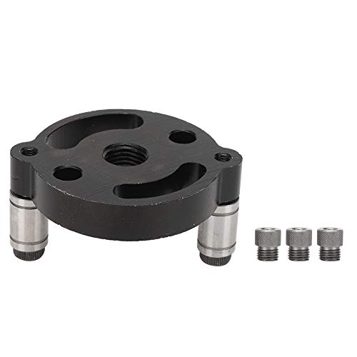 Holzbearbeitung Straight Hole Puncher Aluminiumlegierung Handheldes Loch Bohrbohrung Tool Professionelles Dauerhaftes Präzisionswerkzeug für Holzbearbeitungsprojekte (Black 4pc-A1) von Starrypxl