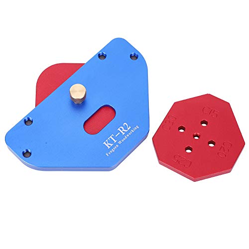 Ke R2 -Lichtbogenvorlage Holzpanel Halbkreisförmige Router Tischradius Ort Holzbearbeitungswerkzeug Premium Aluminiumlegierblau Blau rot R15 R20 R25 R30 C15 C20 C20 C30 Für von Starrypxl