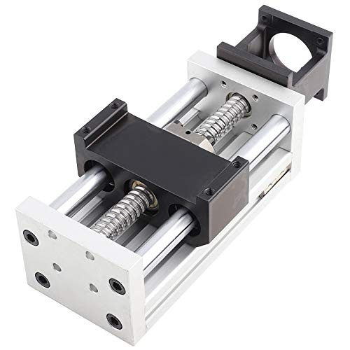 Kugelscheibe Lineares Bühnenhandbuch Schiebetisch glatte Bewegung Haltbarer Metallkonstruktion für CNC -Maschinen- und Automatisierungsprojekte 100 -mm -Hub 16mm -Wellendurchmesser von Starrypxl