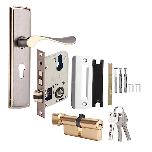 Langlebige Aluminiumtür Schloss Starker Sicherheit Stummer reibungsloser Betrieb für Schlafzimmer Wohnzimmer Innentür Langlebige Aluminiumtür Schloss Starker Sicherheit Stummer reibungsloser Betrieb für Schlafzimmer Wohnzimmer Innentür von Starrypxl