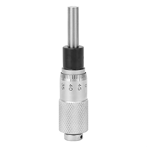 Präzisionsmikrometer Flachkugel Kopf 0 13mm Messwerkzeug für Feinabstimmungsinstrumente LCD -Display -Produktionslaufmaschine Silber Metall (Flat Head) von Starrypxl