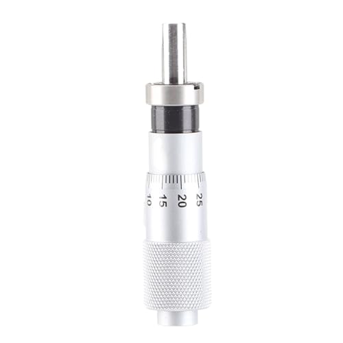 Präzisionsmikrometer Flachkugel Kopf 0 13mm Messwerkzeug für Feinabstimmungsinstrumente LCD -Display -Produktionslaufmaschine Silber Metall (Flat headband nut) von Starrypxl