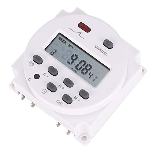 Programmierbarer Timer -Switch 12V 16A Weekly Digital Time Relais mit LCD -Display automatisch für die Kontrolle für Home Office -Geräte ABS Kunststoff Programmierbarer Timer -Switch 12V 16A Weekly Digital Time Relais mit LCD -Display automatisch für die Kontrolle für Home Office -Geräte ABS Kunststoff von Starrypxl