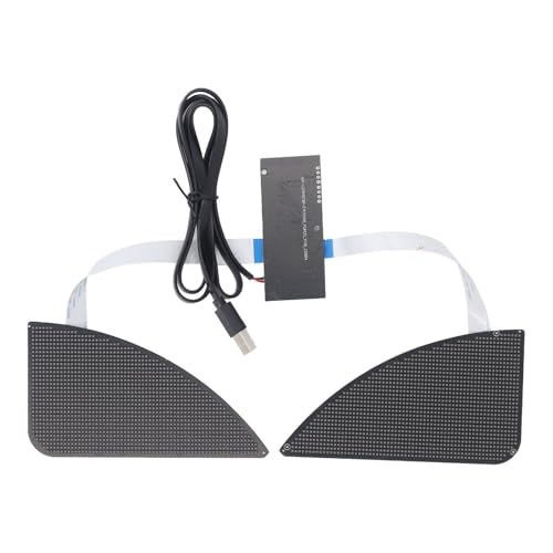 Programmierbares LED -Zeichen App Control 32x64 Punkte Scrollen flexible digitale Zeichen Augen geformt für Auto Rucksackhemd Weste Motorrad Weihnachtsgeburtstag von Starrypxl