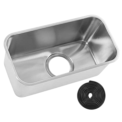 RV Waschbecken Quadrat 304 Edelstahl große Kapazität Flush -Waschbecken mit 90 mm Abfluss für Van Yacht Boat Küche Badezimmer RV Waschbecken Quadrat 304 Edelstahl große Kapazität Flush -Waschbecken mit 90 mm Abfluss für Van Yacht Boat Küche Badezimmer von Starrypxl