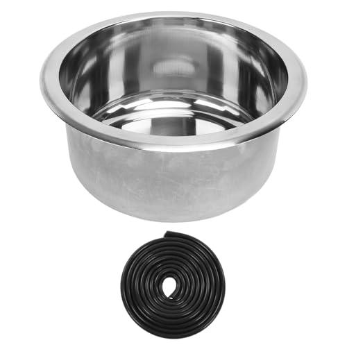 Runde Wohnmobil Spüle 304 Edelstahl 9 Zoll eingebettetes Spülbecken Waschbecken mit 40 mm Abflussauslass für Wohnmobilboot Caravan Runde Wohnmobil Spüle 304 Edelstahl 9 Zoll eingebettetes Spülbecken Waschbecken mit 40 mm Abflussauslass für Wohnmobilboot Caravan von Starrypxl