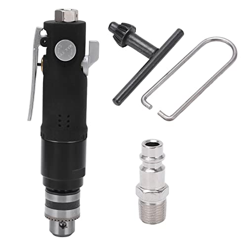 STARRYPXL 3 8in Air Drill 3 Kiefer Chuck Variable Geschwindigkeit Gerade Griff CW CCW Pneumatische US -Stil ideal für Präzisionsbohraufgaben (I style) von Starrypxl