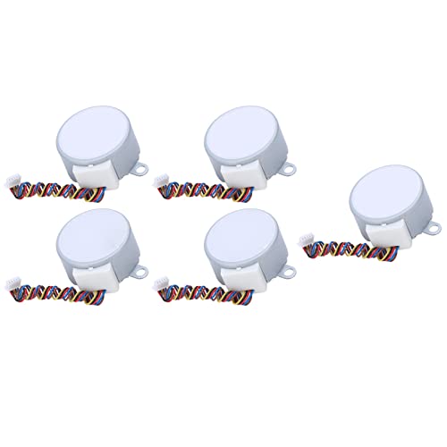 STARRYPXL 5PCS DC 12V -Steppermotor mit Kabel mit großer Torsion Kupferspulenschrittmotor für Klimaanlage von Starrypxl