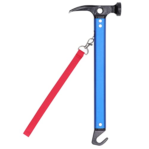 STARRYPXL Aluminiumlegierung Griff Multifunktional Hammer 1pc Nagel Hammer Zelt Peg Puller Outdoor Camping Langleichter leichtes Design von Starrypxl